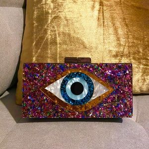 Evil Eye crossbody/clutch bag